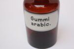 Vintage German Amber Glass "Gummi Arabicum" Apothecary Bottle - Image 2