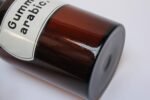 Vintage German Amber Glass "Gummi Arabicum" Apothecary Bottle - Image 10