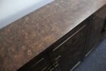 Vintage Elm Burl and Brass Greek Key Credenza by William Doezema for Mastercraft - Image 20