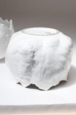 Set of Four Vintage Italian Ceramic Planters With Leaf Motif by Sigma Taste Setter - Image 8