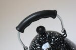 Vintage Black Enamel Graniteware / Splatterware Teapot - Image 18