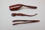 Vintage Solid Rosewood Studio Craft Hors d'Oeuvres/Cocktail Accessories - Image 2