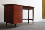 Bertha Schaefer for Singer and Sons Italian Walnut Asymmetrical Desk - Image 3
