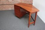 Bertha Schaefer for Singer and Sons Italian Walnut Asymmetrical Desk - Image 15