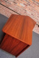 Bertha Schaefer for Singer and Sons Italian Walnut Asymmetrical Desk - Image 19