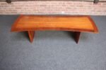 T.H. Robsjohn-Gibbings for Widdicomb Walnut "Bowtie" Coffee Table - Image 4