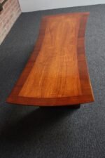 T.H. Robsjohn-Gibbings for Widdicomb Walnut "Bowtie" Coffee Table - Image 7