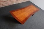 T.H. Robsjohn-Gibbings for Widdicomb Walnut "Bowtie" Coffee Table - Image 10