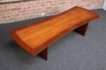 T.H. Robsjohn-Gibbings for Widdicomb Walnut "Bowtie" Coffee Table - Image 11