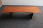 T.H. Robsjohn-Gibbings for Widdicomb Walnut "Bowtie" Coffee Table - Image 6