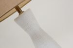 Vintage Textured Ceramic Table Lamp by Lee Rosen for Design Technics - Image 7
