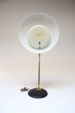 Vintage Enameled Metal and Brass Table Lamp by Gerald Thurston for Lightolier - Image 3