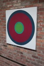 Grace Genevra Swank "Non Objective" Geometric Abstract Oil on Canvas - Image 2