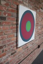 Grace Genevra Swank "Non Objective" Geometric Abstract Oil on Canvas - Image 5