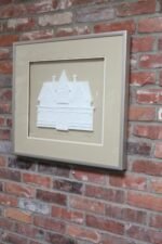 Harris Strong Framed "Victorian House" Plaster Sculpture - Image 5