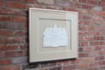 Harris Strong Framed "Victorian House" Plaster Sculpture - Image 4
