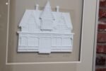 Harris Strong Framed "Victorian House" Plaster Sculpture - Image 9