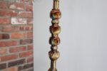 Italian Modernist Ceramic Floor Lamp with Brass Tripod Base - Image 11