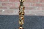 Italian Modernist Ceramic Floor Lamp with Brass Tripod Base - Image 18