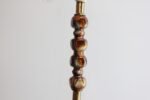 Italian Modernist Ceramic Floor Lamp with Brass Tripod Base - Image 15