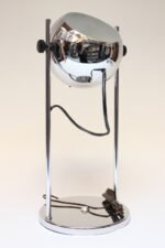 Midcentury Adjustable Chrome Eyeball Table Lamp - Image 9