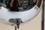 Midcentury Adjustable Chrome Eyeball Table Lamp - Image 18