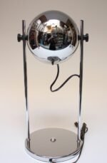 Midcentury Adjustable Chrome Eyeball Table Lamp - Image 10