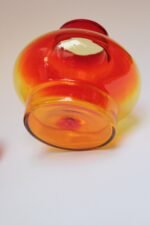 Large Vintage Glass Amberina Vase with Stopper by John Nickerson for Blenko - Image 9