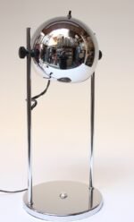 Midcentury Adjustable Chrome Eyeball Table Lamp - Image 11