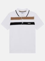 Art Deco Blue and White Striped Glass Table Lamp - Image 10