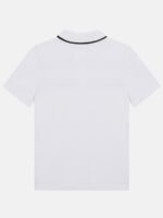 Art Deco Blue and White Striped Glass Table Lamp - Image 9