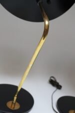 Pair of Gerald Thurston for Lightolier Brass and Metal Table Lamps - Image 19