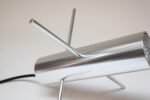 Vintage Dutch Aluminum 'Krekel' / 'Cricket' Table Lamp by Otto Wach for RAAK - Image 12