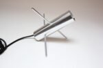 Vintage Dutch Aluminum 'Krekel' / 'Cricket' Table Lamp by Otto Wach for RAAK - Image 9