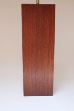 Pair of Mid Century Modern Walnut Column Block-Form Table Lamps - Image 15