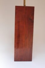 Pair of Mid Century Modern Walnut Column Block-Form Table Lamps - Image 17