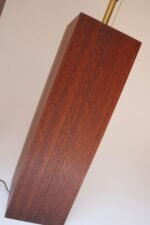 Pair of Mid Century Modern Walnut Column Block-Form Table Lamps - Image 22