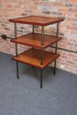 Set of Three Rosewood "Konvival" Tables/Settee by Fabrizio Bruno for Klan Italy - Image 5