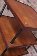 Set of Three Rosewood "Konvival" Tables/Settee by Fabrizio Bruno for Klan Italy - Image 25