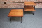 Set of Three Rosewood "Konvival" Tables/Settee by Fabrizio Bruno for Klan Italy - Image 11
