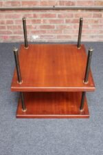 Set of Three Rosewood "Konvival" Tables/Settee by Fabrizio Bruno for Klan Italy - Image 15