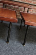 Set of Three Rosewood "Konvival" Tables/Settee by Fabrizio Bruno for Klan Italy - Image 35