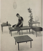 Set of Three Rosewood "Konvival" Tables/Settee by Fabrizio Bruno for Klan Italy - Image 16