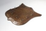 Early 20th Century Folk Art Wall-Mounted "Shield" Key Rack/Hook - Image 4