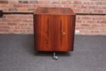 Danish Rosewood and Chrome Selectform "Magic Cube" Mobile Bar by Poul Nørreklit - Image 3