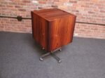 Danish Rosewood and Chrome Selectform "Magic Cube" Mobile Bar by Poul Nørreklit - Image 2