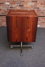 Danish Rosewood and Chrome Selectform "Magic Cube" Mobile Bar by Poul Nørreklit - Image 5