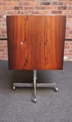 Danish Rosewood and Chrome Selectform "Magic Cube" Mobile Bar by Poul Nørreklit - Image 4