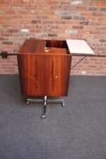 Danish Rosewood and Chrome Selectform "Magic Cube" Mobile Bar by Poul Nørreklit - Image 9