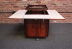 Danish Rosewood and Chrome Selectform "Magic Cube" Mobile Bar by Poul Nørreklit - Image 13